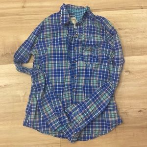 Abercrombie plaid button down